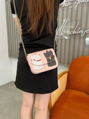 Túi đeo chéo Furla mèo Thần tài