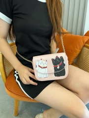 Túi đeo chéo Furla mèo Thần tài