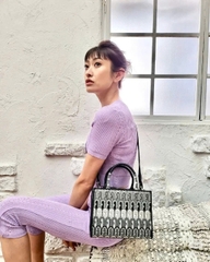 Túi xách Furla opportunity mix tone đen