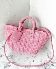 Túi Balenciaga Bistro vải tweed