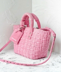 Túi Balenciaga Bistro vải tweed