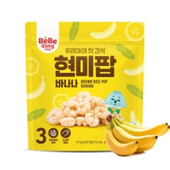 Bánh gạo hữu cơ Bebedang vị chuối ( 8m+)