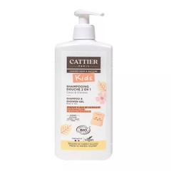 Sữa tắm gội hương hoa và kẹo bông Bio Cattier 500ml ( 3y+)