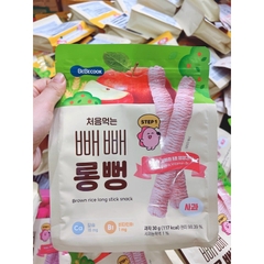Bánh gạo lứt thanh dài Bebecook vị táo (12m+)