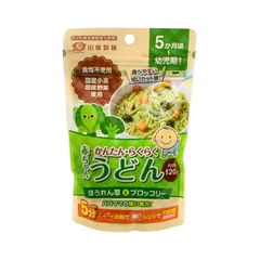 Mỳ udon vị rau bina, bông cải xanh ( 5m )