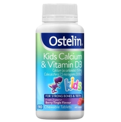 Kẹo bổ sung canxi & vitamin D3 90v ( 2y+)