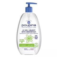 Gel tắm gội Bio chống kích ứng Poupina 485ml ( 0m+)
