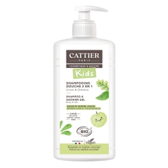 Sữa tắm gội hương táo Bio Cattier 500ml ( 3y+)