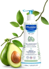 Gel tắm gội tinh chất bơ Muestela 500ml (0m+)