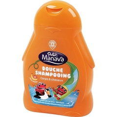 Gel tắm gội hương táo, chuối Petit Manava 250ml ( 3y+)