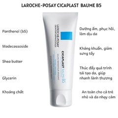 Kem phục hồi cấp ẩm B5+ la roche posay 100ml
