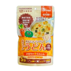 Mỳ udon cà rốt, bí ngô ( 5m )
