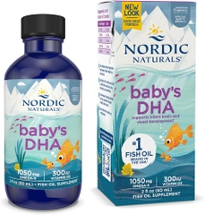 Omega 3, D3+DHA Nordic Naturals 60ml ( 0m+)