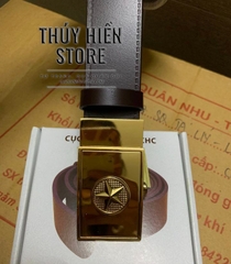 Dây Lưng Nam Kiểu Quân Đội Khóa Tự Động Mặt Sao Vàng