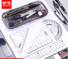 Bộ compa, êke, thước đo góc