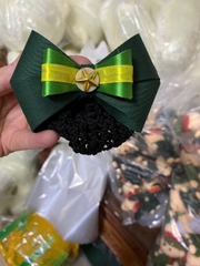 Nơ cột tóc handmade phong cách chiến sĩ dễ thương