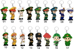 Móc Khóa Chibi Ngành Công An Bộ Đội