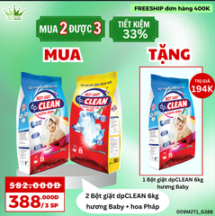 COMBO BỘT GIẶT 6KG M2T1 (B01_G388)