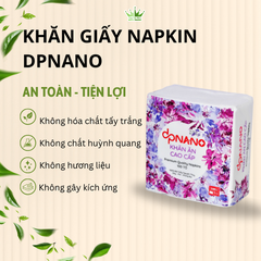 Khăn ăn dpNano vuông 330mmx330mm (100 tờ)