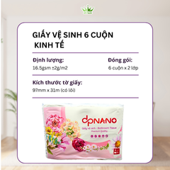 GVS dpNano 6 cuộn 2 lớp (31m)
