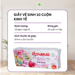 GVS dpNano 10 cuộn 2 lớp (31m)