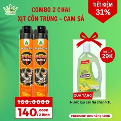 Xịt côn trùng BUM POWER - Chanh