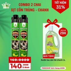 Xịt côn trùng BUM POWER - Chanh