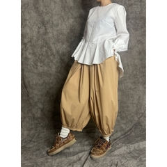 Balloon Pants - Bright Beige