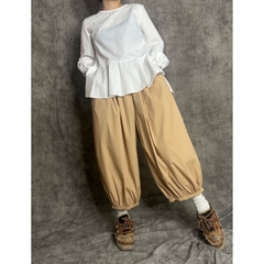 Balloon Pants - Bright Beige