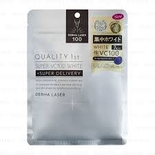 MAT NA  DERMA LASER SUPER V100 WHITE( MAU BAC TÚI 7 MIẾNG)