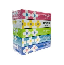 Giấy ăn Nepia hình hoa 150 tờ -hộp lẻ