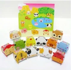 Sô cô la hình thú trong hộp giấy