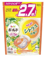 Viên Giặt P&G 4D Gel màu cam hương hoa cỏ 30 viên