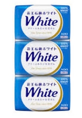 Xà phòng tắm Kao White Soap 130g ( Hương tự nhiên)