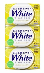 Xà phòng tắm Kao White Soap 130g ( Hương Cam Chanh)