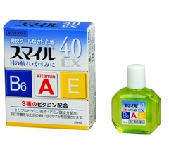 Nước nhỏ mắt Nhật Bản Lion Ex Mild 40 giảm các tình trạng mỏi mắt, bổ sung vitamin 15ml