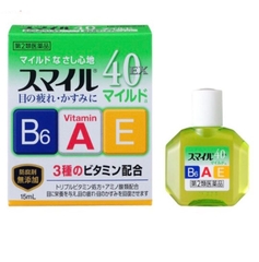 Nước nhỏ mắt Nhật Bản Lion Ex Mild 40 giảm các tình trạng mỏi mắt, bổ sung vitamin 15ml