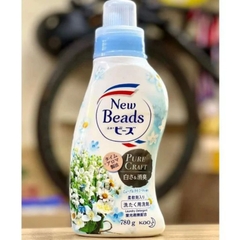 Nước giặt xả Kao New beads hương linh lan và hoa cúc chai 740g