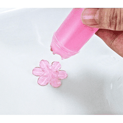 Gel WC set 3 hình bông hoa - hương đào 7.5g x3