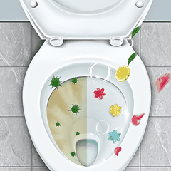 Gel WC set 3 hình bông hoa - hương đào 7.5g x3