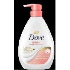 Sữa tắm DOVE Nhật đất sét trắng 470g vòi cam