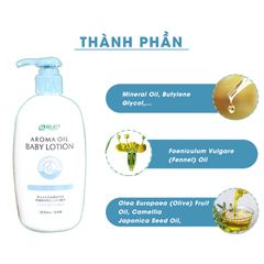 Sữa Dưỡng Thể Tinh Dầu Thơm Thiên Nhiên Cho Bé S Select_Nội Địa Nhật