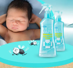 Xịt chống mũi và côn trùng cho bé Skin Vape Nhật Bản -Chai xanh