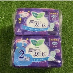 BVS Laurier ban đêm cánh 30cm (9 miếng x 2)