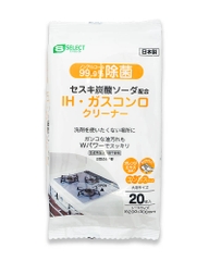 Khăn Ướt Vệ Sinh Bếp Từ & Bếp Gas S Select (Gói 20 Miếng)_nội địa nhật
