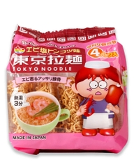 Mì ăn liền cho bé -Tokyo Noodle Nhật bản túi 4 gói (tôm)