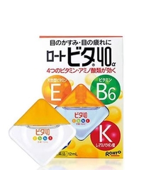 Nhỏ Mắt Rohto Nhật Bản 12ml bổ sung Vitamin chống khô và mỏi mắt