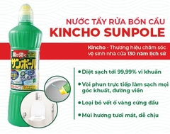 NƯỚC TẨY RỬA BỒN CẦU KINCHO Chai 500ml màu xanh lá