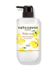 Sữa Tắm Tạo Bọt Dưỡng Trắng Và Làm Mềm Mịn Da Softymo Natu Savon Kosé Hương Cam Yuzu Và Mật Ong