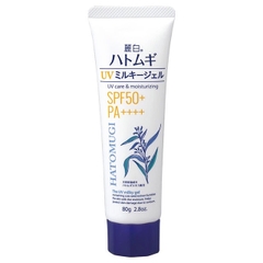 Kem Chống Nắng Hatomugi ý dĩ UV Care & Moisturizing SPF50+ PA++++ 80g Nhật Bản